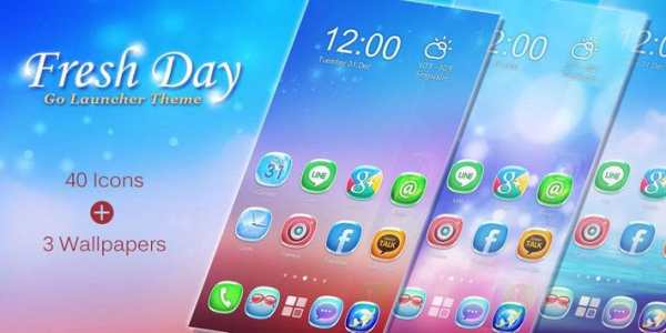 Fresh Day GO Launcher Theme screenshot 8