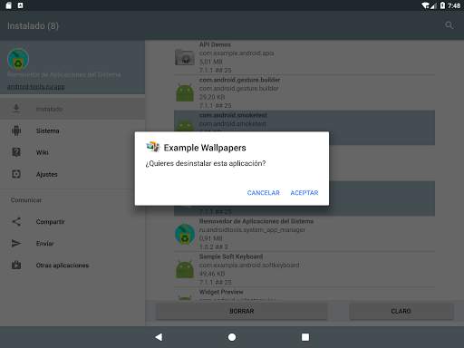 Administrador de aplicaciones del sistema screenshot 19