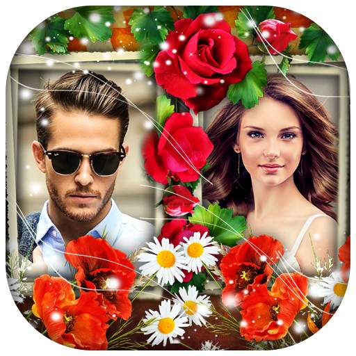 Flower Dual Photo Frames App 1.25