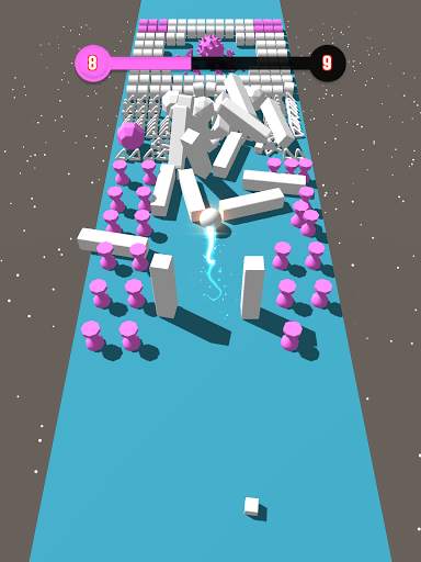 Color Bumb Cross ball crush  game bump up the jump screenshot 7