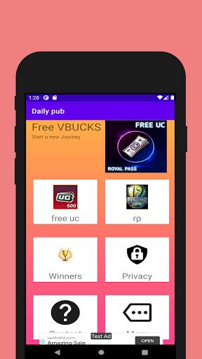 Free UC & Free Royal Pass : Free UC PUB screenshot 1