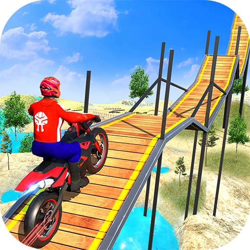 Crazy Bike Stunt Racing - Offline Motorcycle Games आइकन