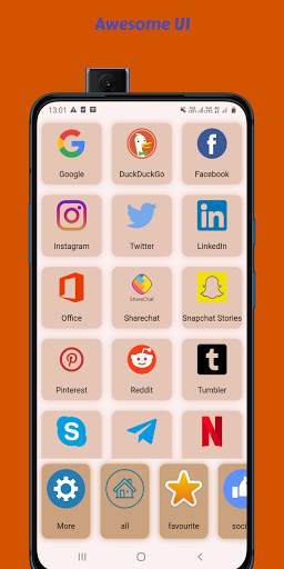 All In One app Social Media apps , Save space screenshot 1