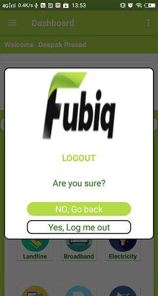 Fubiq B2B Recharge & Bill pay app screenshot 6