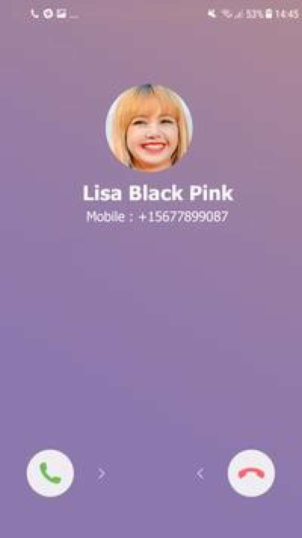 Black Pink Video Call & Chat Simulator Prank screenshot 2
