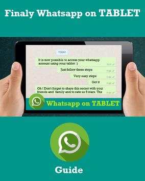 Guide WhatsApp to Tablet screenshot 1