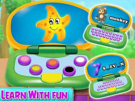 Kids Funny laptop Learning- Preschool Computer screenshot 1