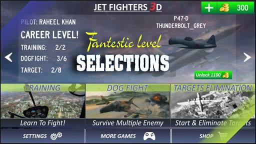 Jet Fighters 3D: War Game screenshot 5