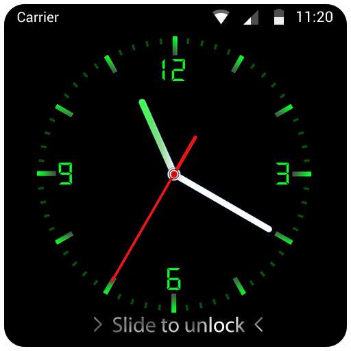 Analog Digital Clock Lock Screen 9.3.0.2049
