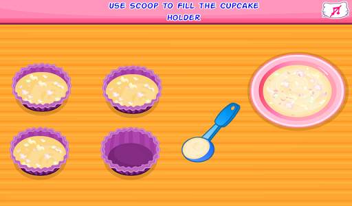 Kitty Cupcakes Cooking Games screenshot 1