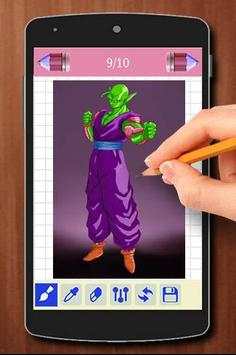 Learn to Draw Dragon Songoku Ballz Characters screenshot 6