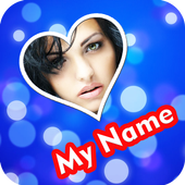 My Name and Photo Wallpaper أيقونة