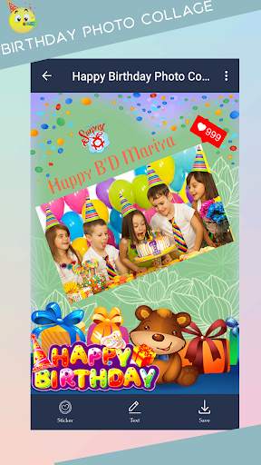 Happy Birthday Collage Frames screenshot 4