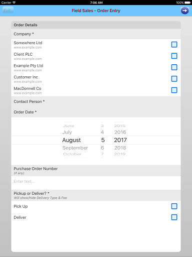 Tap-to Mobile Forms screenshot 7