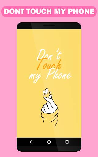 Don't Touch My Phone Wallpaper screenshot 6