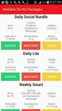 3G Packages Pakistan screenshot 3