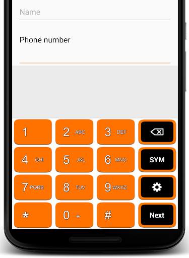 Orange Keyboard स्क्रीनशॉट 3