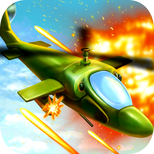 Heli Invasion -- shoot helicopter with rocket icon