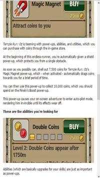 Guide for Temple Run OZ screenshot 2