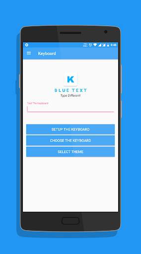 Blue Text - Keyboard   Convert स्क्रीनशॉट 4