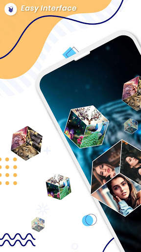 3D Photo Cube Live Wallpaper screenshot 1