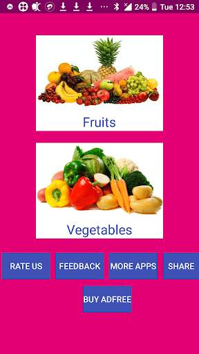 Learn Odia Fruits and Vegetables Names скриншот 1