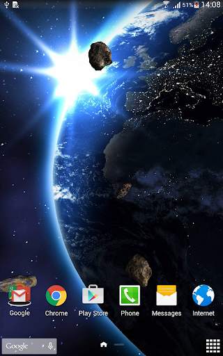 HD Space Live Wallpaper screenshot 7