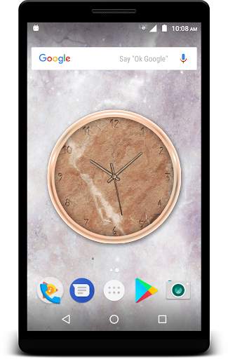 Marble Clock Live Wallpaper screenshot 1