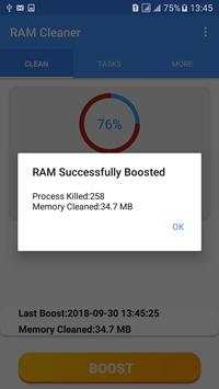 Ram Cleaner - Clean Master Optimizer -Game Booster screenshot 7