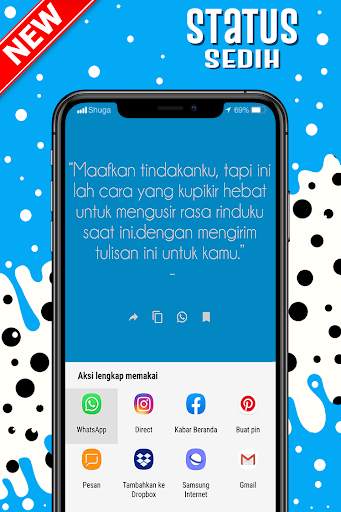 Status WA Kata Kata Perasaan Sedih screenshot 4