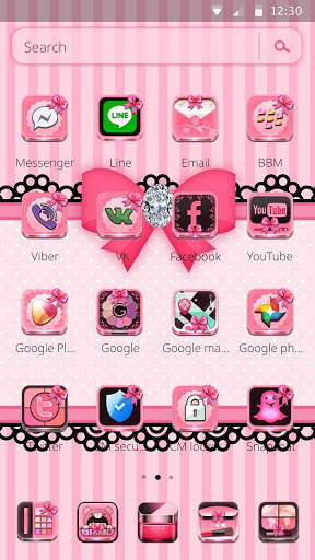 Salmon Lipstick Bowtie Theme screenshot 8