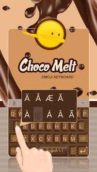 Choco Melt Theme&Emoji Keyboard 2 تصوير الشاشة