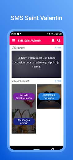 SMS Saint Valentin 2021 screenshot 2