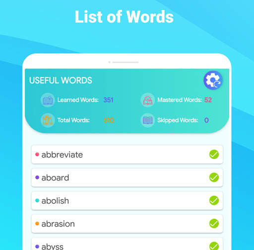 Vocabulary for TOEFL® - TPO® Words Flashcards screenshot 21