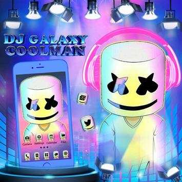 DJ Galaxy Cool Man Launcher Theme Live Wallpapers screenshot 1