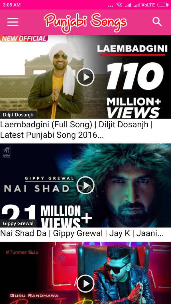 Punjabi Song Video HD screenshot 2