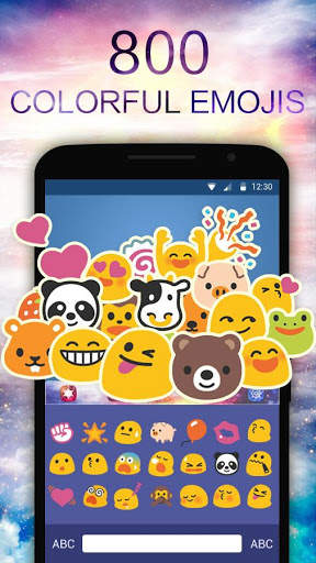 Galaxy Keyboard Theme for Android screenshot 2