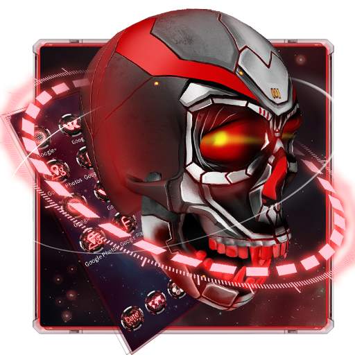Red tech hell skull theme 1.2.3