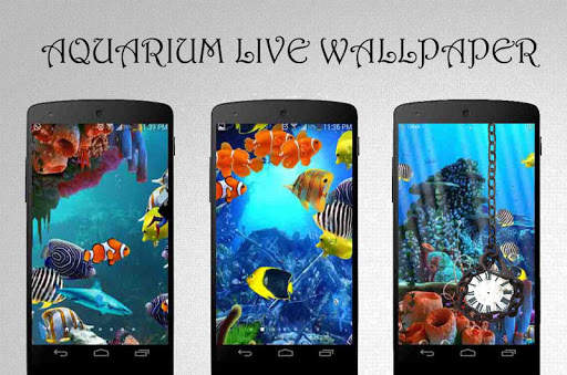 Aquarium Clock Live Wallpaper screenshot 1