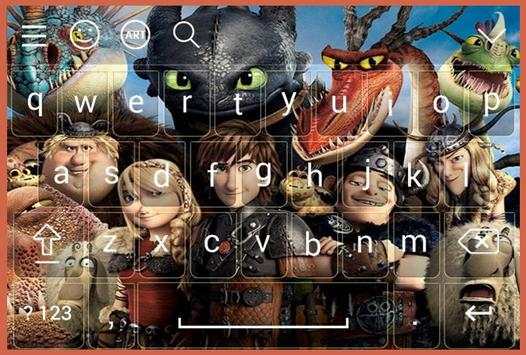 new How to Train Your Dragon Toothless keyboard screenshot 3
