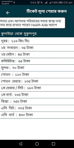 Amader Rail (আমাদের রেল) screenshot 4