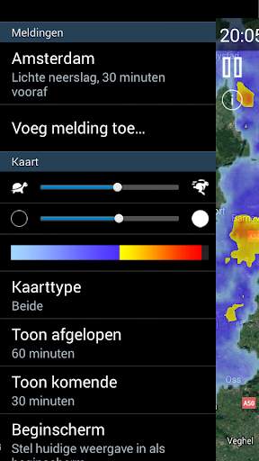 Regenmelding screenshot 3