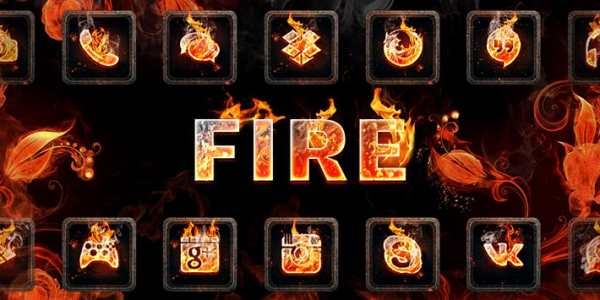 Fire - Solo Launcher Theme screenshot 1