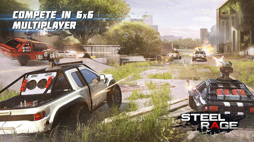 Steel Rage: Mech Cars PvP War 1 تصوير الشاشة
