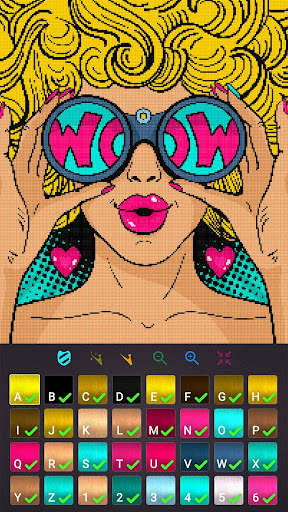 Cross Stitch: Color by Number 3 تصوير الشاشة