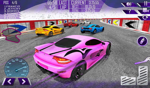 Winter Girls Car Racing screenshot 7