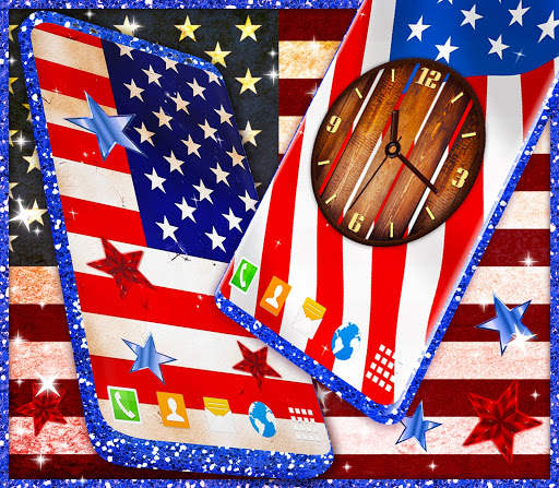 American Flag Wallpapers ⭐ USA HD Wallpaper Theme screenshot 5