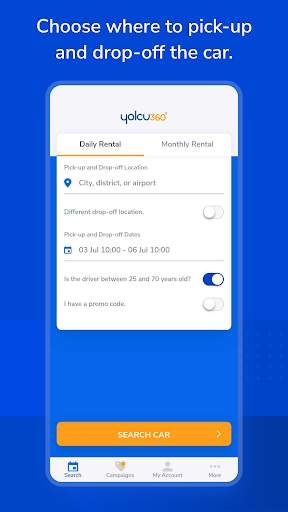 Yolcu360 - Car Rental screenshot 3