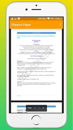 ICSE Previous Year Paper скриншот 7