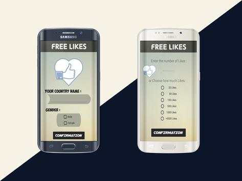 Likes for Facebook Prank screenshot 1